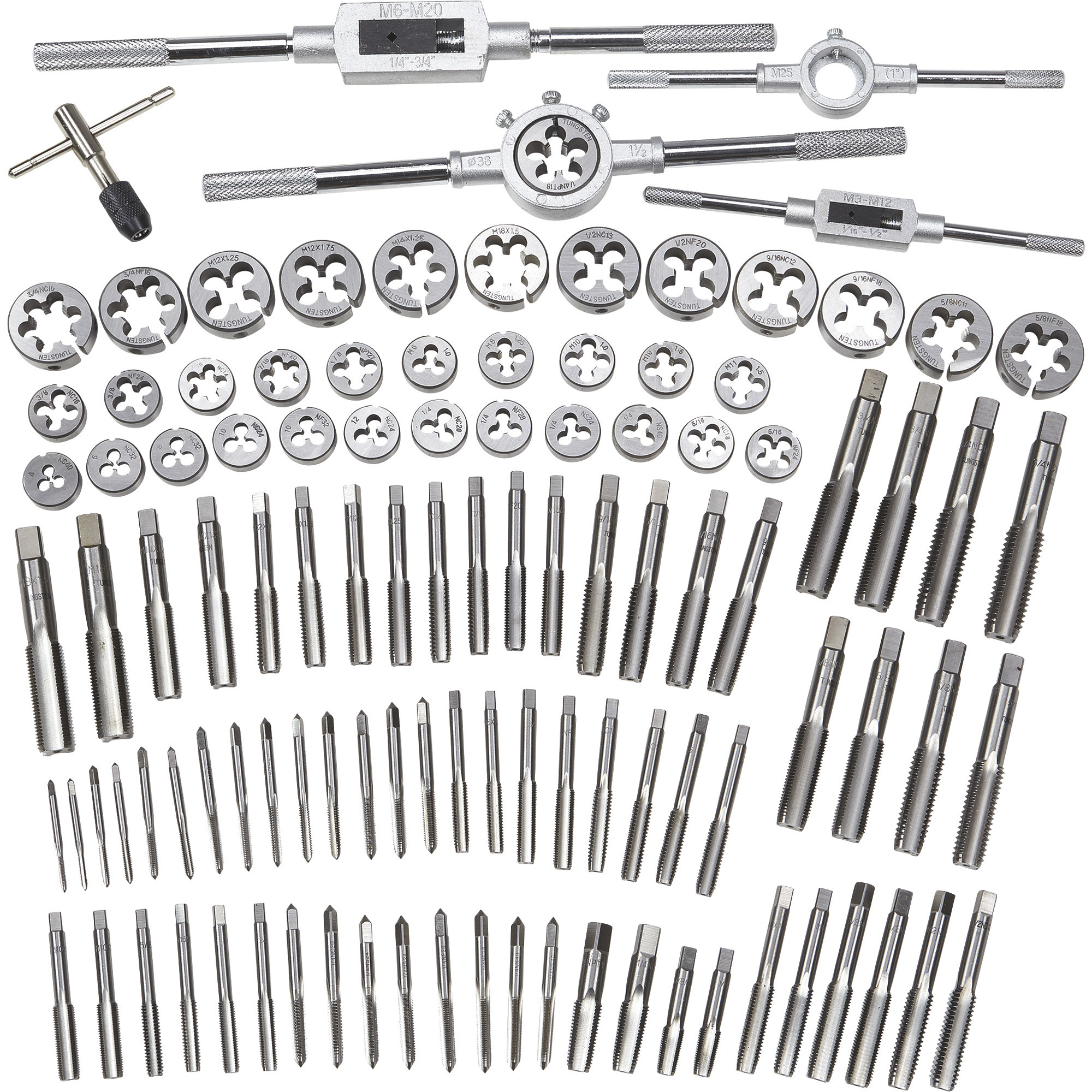 Klutch Tap and Die Set, 110-Pc.
